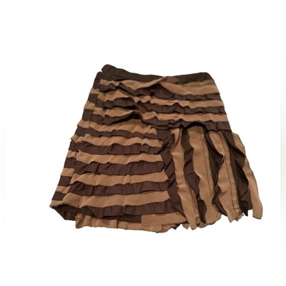 NWT Down East Girls Brown Ruffle Skirt size 2T - Picture 2 of 4